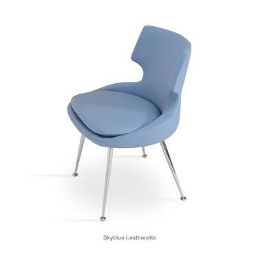 Patara Metal Chair Leather by SohoConcept - New