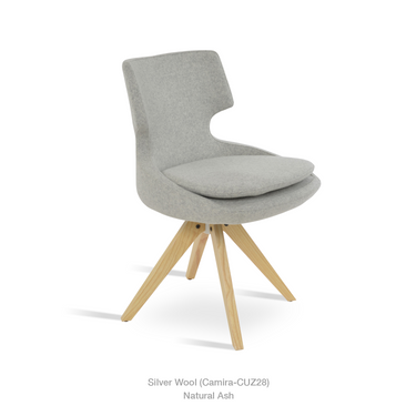 Patara Pyramid Swivel Chair Fabric by SohoConcept - New