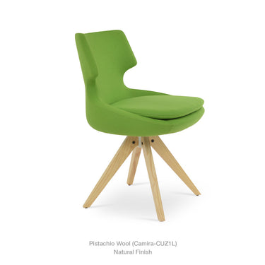 Patara Pyramid Swivel Chair Fabric by SohoConcept - New