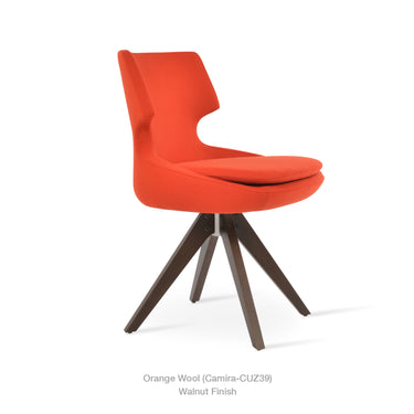 Patara Pyramid Swivel Chair Fabric by SohoConcept - New