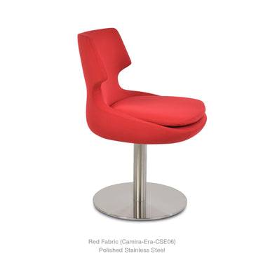 Patara Round Swivel Chair Leather by SohoConcept - New