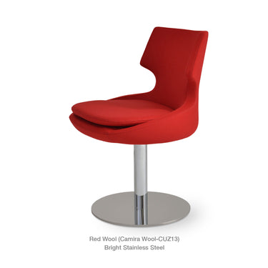 Patara Round Swivel Chair Fabric by SohoConcept - New