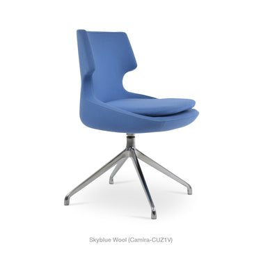 Patara Spider Swivel Fabric Chair by SohoConcept - New