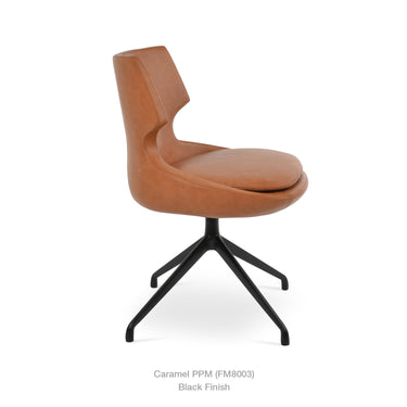 Patara Spider Swivel Chair Leather by SohoConcept - New