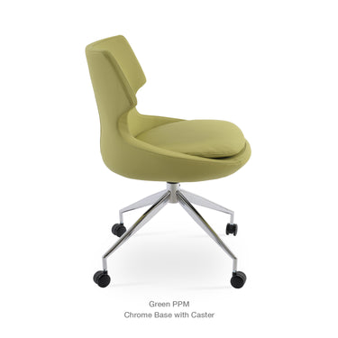 Patara Spider Swivel Chair Leather by SohoConcept - New