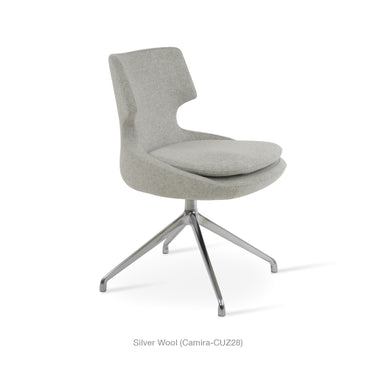 Patara Spider Swivel Fabric Chair by SohoConcept - New
