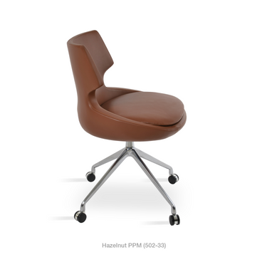 Patara Spider Swivel Chair Leather by SohoConcept - New