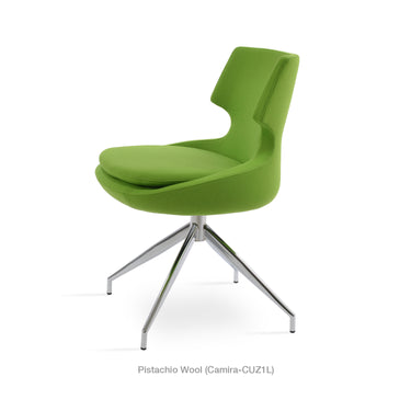 Patara Spider Swivel Fabric Chair by SohoConcept - New
