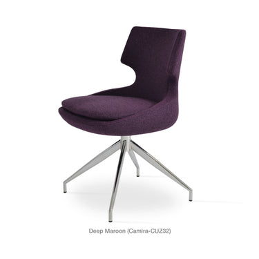 Patara Spider Swivel Fabric Chair by SohoConcept - New