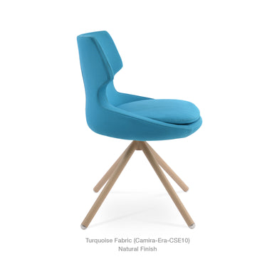 Patara Stick Swivel Fabric Chair by SohoConcept - New