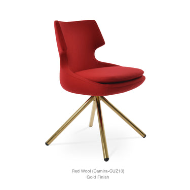 Patara Stick Swivel Fabric Chair by SohoConcept - New