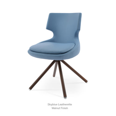 Patara Stick Swivel Chair Leather by SohoConcept - New