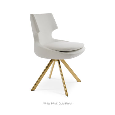 Patara Sword Swivel Chair Leather by SohoConcept - New