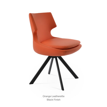Patara Sword Swivel Chair Leather by SohoConcept - New
