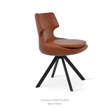 Patara Sword Swivel Chair Leather by SohoConcept - New