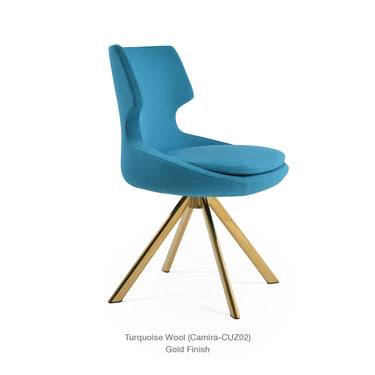 Patara Sword Swivel Chair Fabric by SohoConcept - New