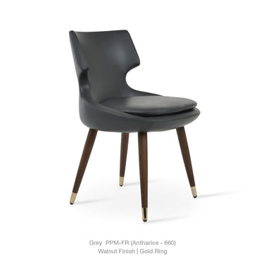 Patara Wood Chair Leather by SohoConcept - New
