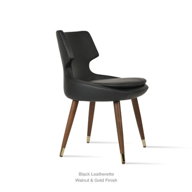 Patara Wood Chair Leather by SohoConcept - New