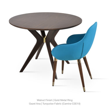 Pavilion Wood Round Dining Table by SohoConcept - New