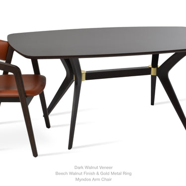 Pavilion Wood Rectangle Dining Table by SohoConcept - New