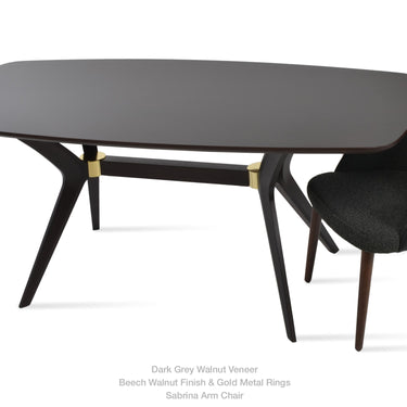 Pavilion Wood Rectangle Dining Table by SohoConcept - New