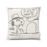 Black & White Peanuts Rock Cushion Cover by Maison Deux, photo 1