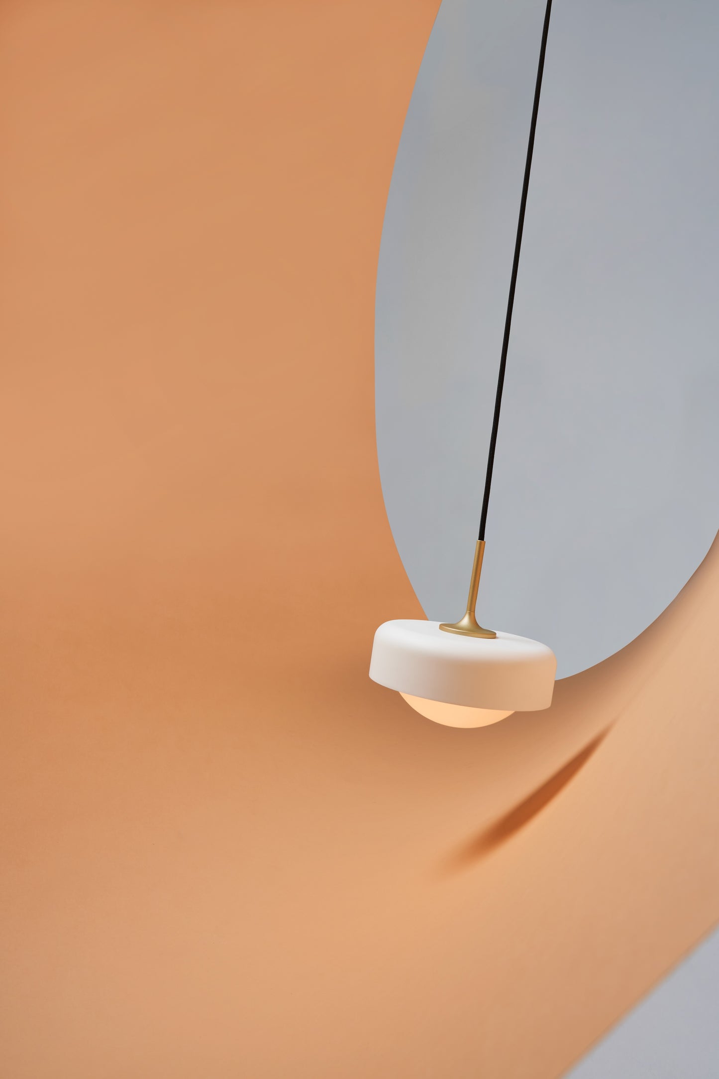 Seed Design Pensee LED Pendant White/Gold