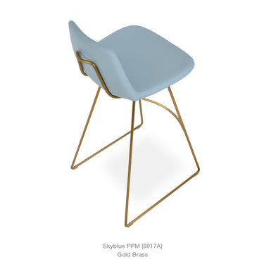 Pera HB Wire Stool Leather by SohoConcept - New