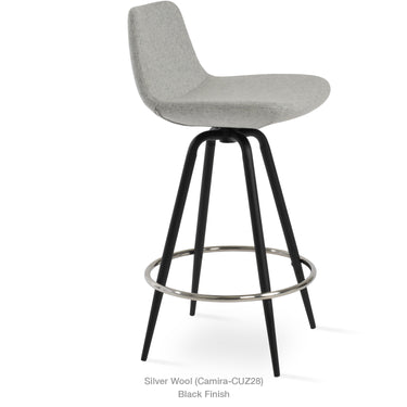 Pera Max Swivel Stool Fabric by SohoConcept - New