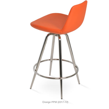 Pera Max Swivel Stool Leather by SohoConcept - New