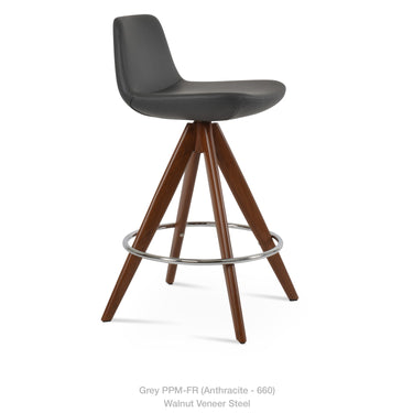 Pera Pyramid MW Stool Leather by SohoConcept - New