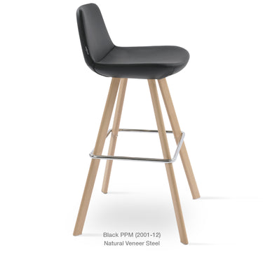 Pera Sword Stool Leather by SohoConcept - New