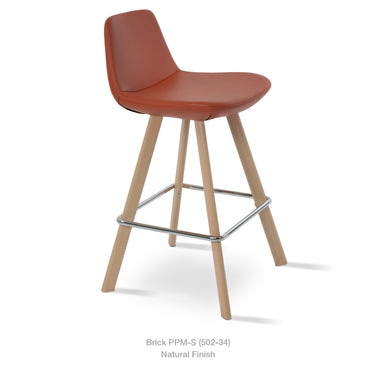 Pera Sword Stool Leather by SohoConcept - New