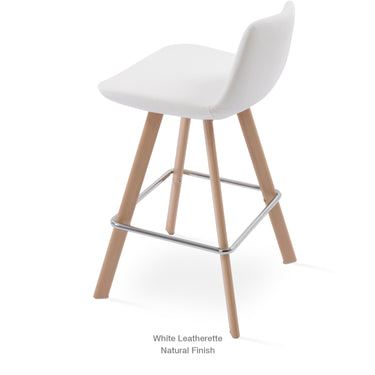 Pera Sword Stool Leather by SohoConcept - New