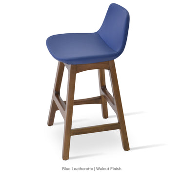 Pera Wood Stool Leather by SohoConcept - New