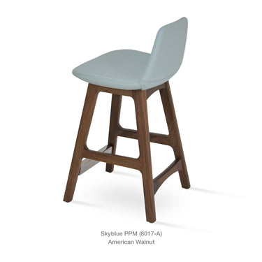 Pera Wood Stool Leather by SohoConcept - New