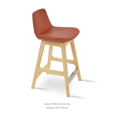 Pera Wood Stool Leather by SohoConcept - New