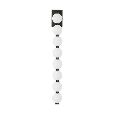 Visual Comfort Perle LED wall sconce in dark bronze finish for designer hallways