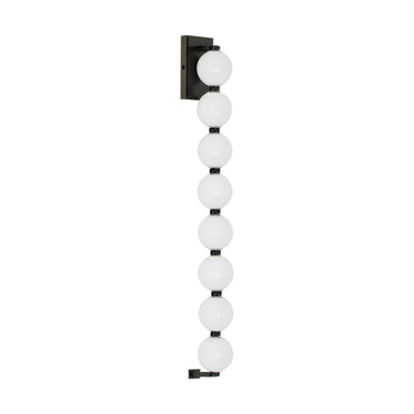 Contemporary LED wall light in dark bronze for elegant residential and retail spaces