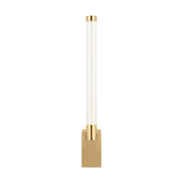 Phobos 15 rechargeable table lamp in hand-rubbed antique brass by Visual Comfort, model KWTB61927HAB