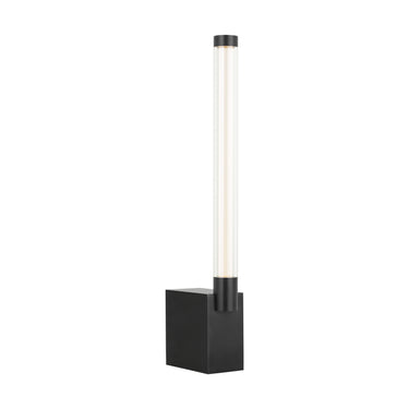 Kelly Wearstler-designed bronze portable table lamp with cast glass shade, KWTB61927BZ