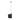 Kelly Wearstler-designed bronze portable table lamp with cast glass shade, KWTB61927BZ