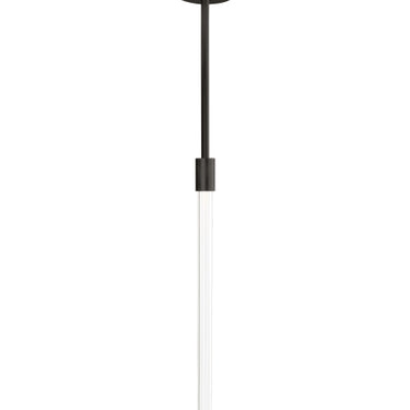 Visual Comfort Phobos 21.3" Dimmable Pendant | 2700K Warm White LED - Dark Bronze