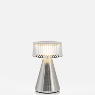 Piccolo rechargeable lamp by NEOZ – Stainless Steel