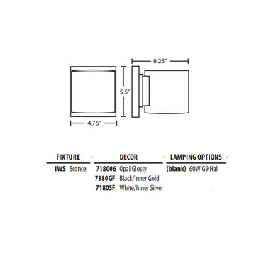 Besa Lighting Pogo LED Wall Light