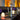 Point Bluetooth LED Cordless Lamp by Smart & Green glowing white on a restaurant table with purple flowers - LoftModern