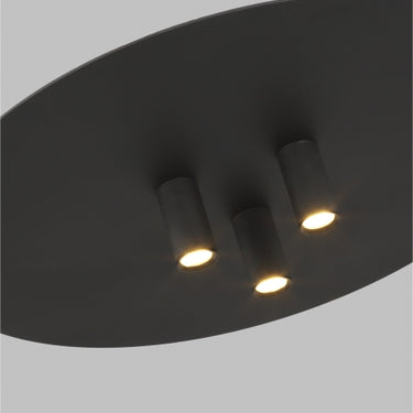 Modern LED Flush Mount Light – Ponte 16" by Visual Comfort for Residential and Commercial Interiors