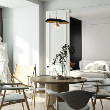 Black & Gold Crystal Pendant, Posipatry 15, Modern Design - HA05139 - Dining Area
