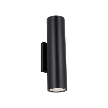 Pressa outdoor LED wall light 12 inch height with soft ambient illumination