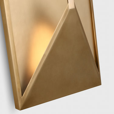 Visual Comfort Punto integrated LED wall lamp with 2700K warm soft indirect glow